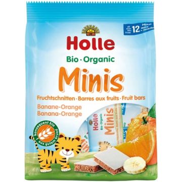 Holle Био десерт банан и портокал 12М+ х 8 бр