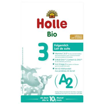 Holle A2 Био преходно мляко за подрастващи Формула 3 10М+ 400 гр
