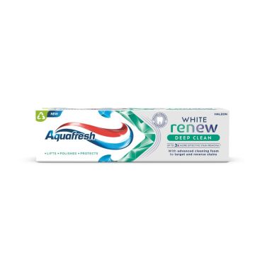 Aquafresh Deep Clean White Renew Избелваща паста за зъби 75 мл