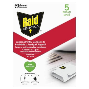 Raid Essential Капан за хлебарки х 5 бр Комплект