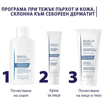 Ducray Комплект при тежък пърхот и кожа склонна към себореен дерматит