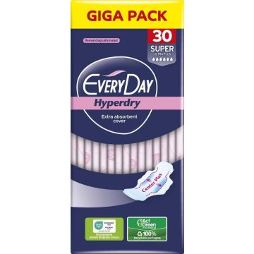 Everyday Hyperdry Super Ultra Plus Дамски превръзки х 30 броя