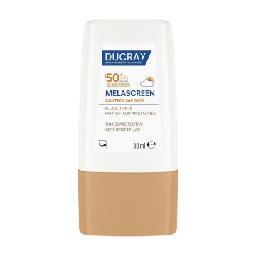 Ducray Melascreen Control Тониран слънцезащитен флуид против пигментни петна SPF50+ 30 мл