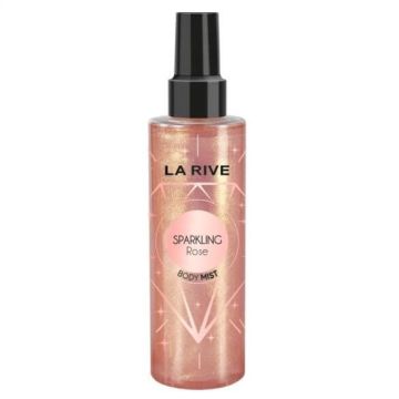 La Rive Sparkling Rose Парфюмен спрей за тяло с блясък - розов 200 мл