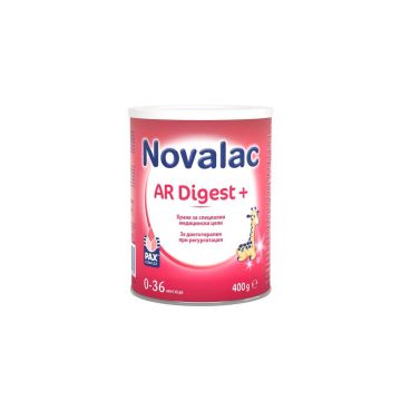 Novalac AR Digest+ Адаптирано мляко за кърмачета при регургитация от 0 до 36 месеца 400 г Medis