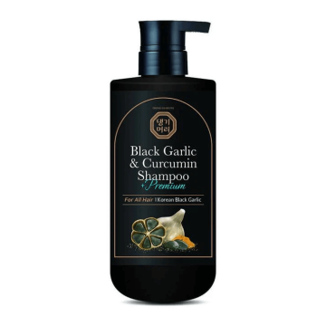 Doori Black Garlic & Curcumin Премиум анти-ейдж шампоан против косопад с черен чесън и куркумин 500 мл