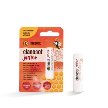 Medex Elanosol Junior Балсам за устни 4.5 гр
