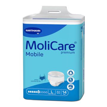 Hartmann MoliCare Mobile Памперс гащи за възрастни размер 6 капки L х 14 бр
