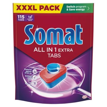 Somat All in One Extra XXXL Таблетки за съдомиялна машина х 115 бр