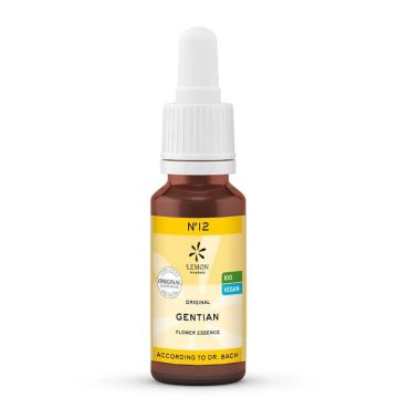 Essence Gentian N°12 Цветна есенция от Тинтява по метода на д-р Бах 20 мл 