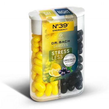 №39 Emergency Stress Less Day Night Dr Bach Дражета Ден и Нощ с вкус на лимон и касис  44 г