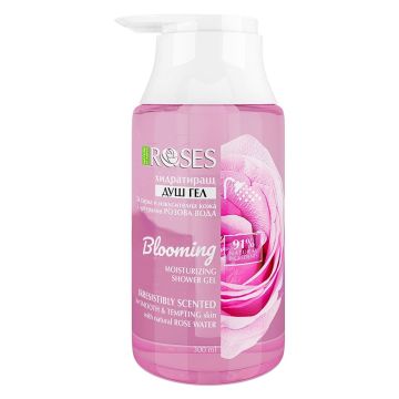 Agiva Roses Blooming Натурален душ гел роза 300 мл