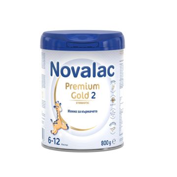 Novalac Premium gold 2 Адаптирано мляко за кърмачета 6-12М 800 гр Medis