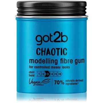 Schwarzkopf Got2b Chaotic Моделираща гума за коса с хаос ефект 100 мл