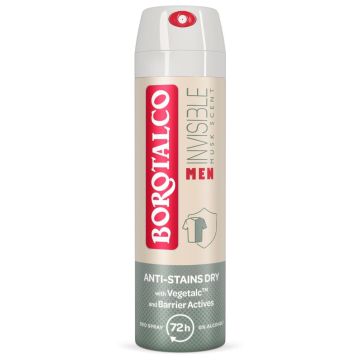 BOROTALCO Men Dry Invisible Musk Део спрей за мъже 150 мл
