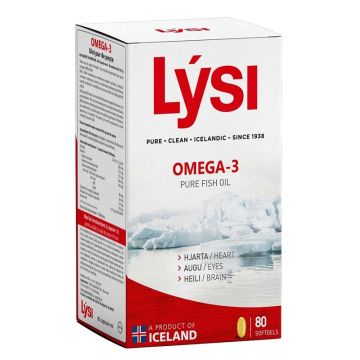 Lysi Омега 3 Рибено масло х 80 капсули