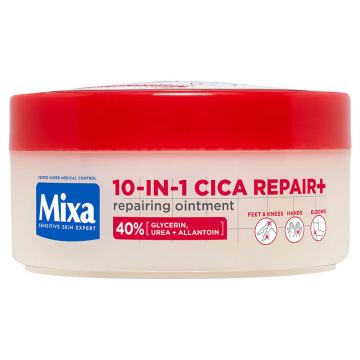 Mixa Cica Repair+ Възстановяващ мехлем за напукана и груба кожа 10в1 150 мл