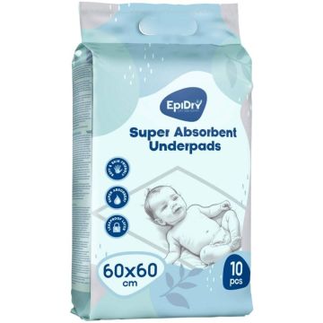 EpiDry Подложки за повиване за еднократна употреба 60 x 60 см х 10 броя