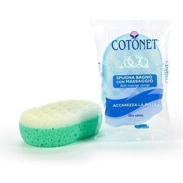 Cotonet Гъба за баня овал с масаж