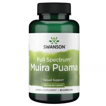 Swanson Full Spectrum Muira Puama Пълноспектърна Муира Пуама х 90 капсули
