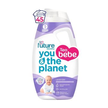 Teo Bebe Future Lavender Течен перилен препарат с лавандула 1,8 л
