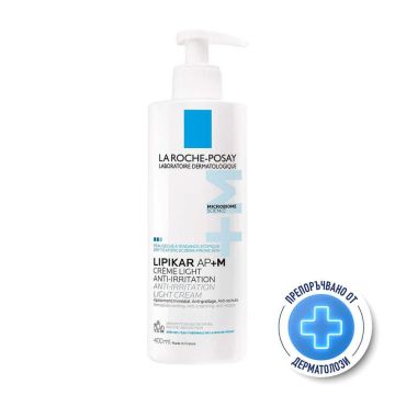 La Roche-Posay Lipikar Cream Light AP+M Лек успокояващ балсам за лице и тяло за суха и атопична кожа 400 мл