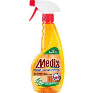 Medix Expert Furniture Clean & Easy White Lily Спрей за почистване на мебели Бяла лилия 350 мл
