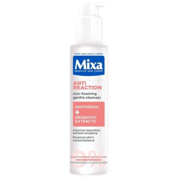 Mixa Anti-Reaction Почистващ гел за лице 150 мл