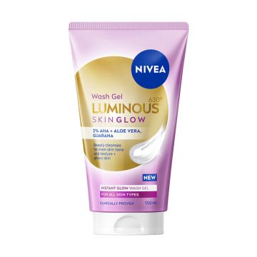 Nivea Luminous Skin Glow Измивен гел за лице за сияйна кожа 150 мл