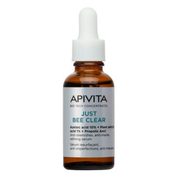 Apivita Just Bee Clear Коригиращ серум против несъвършенства и белези 30 мл