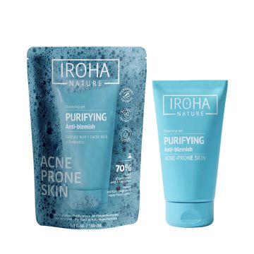 Iroha Nature Измивен гел за лице за мазна кожа 150 мл