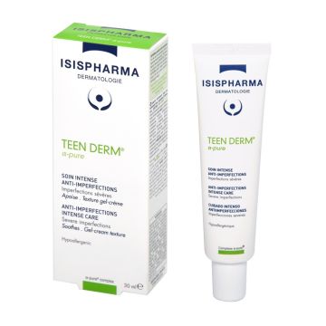 Teen Derm α-Pure Крем за интензивна грижа 30 мл Isis Pharma