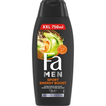 Fa Men Sport Energy Boost Душ гел 3-в-1 за мъже 750 мл