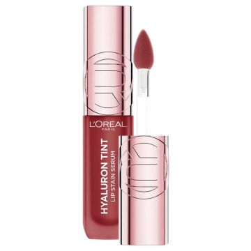 L'Oreal Hyaluron Tint Хидратиращ серум за устни и скули с хиалурон 521 Bordeaux Please