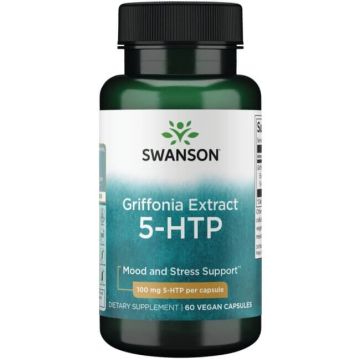 Swanson Griffonia Extract 5-HTP Грифония екстракт 5-HTP 100 мг х 60 капсули