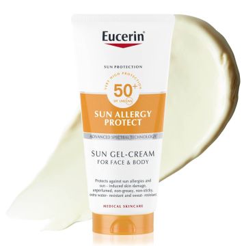 Eucerin Sun Allergy Protect Слънцезащитен гел-крем против слънчеви алергии SPF50+ 200 мл