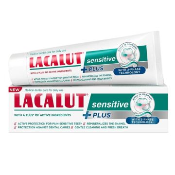Lacalut Sensitive Plus паста за зъби 75 мл