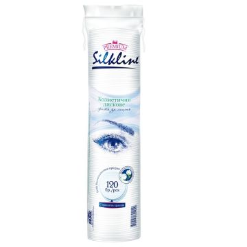 Silkline Тампони за почистване на грим 120 бр