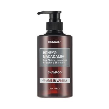 Kundal Honey & Macadamia Натурален шампоан за коса с аромат амбър ванилия 500 мл