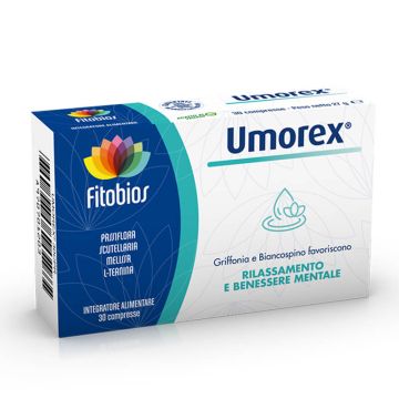 Umorex Формула за нервната система с пасифлора и 5HTP х 30 таблетки Fitobios 