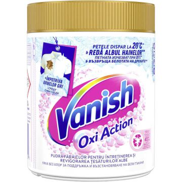 Vanish Oxi Action Прах за премахване на петна за бели тъкани 470 г