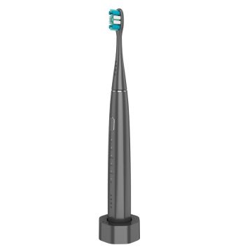 AENO Sonic DB10G Електрическа звукова четка за зъби, сива, 3 накрайника и зарядна станция
