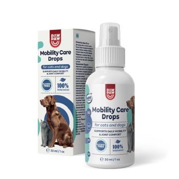PAW2PAW Mobility Care Подкрепа за стави и подвижност при кучета и котки капки 30 мл