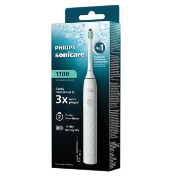 Електрическа четка звукова, бяла Philips Sonicare HX3901/01