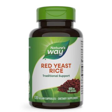 Nature's Way Red Yeast Rice Червен ориз (дрожди) 600 мг х 120 капсули