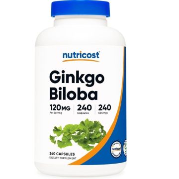 Nutricost Гинко билоба 120 мг х 240 капсули