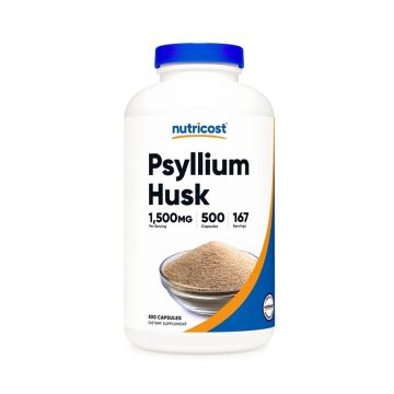 Nutricost Псилиум хуск 500 мг х 500 капсули