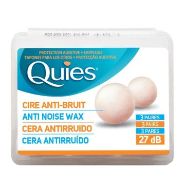 Quies Тапи за уши 27dB, еднократни, восъчни х 6 бр 