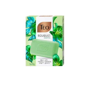 Teo Bouquet Exotic Сапун с глицерин и аромат на цитруси 70 гр х 5 бр