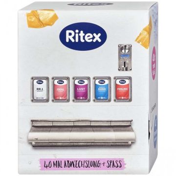Ritex RETRO CONDOM MACHINE Премиум презервативи 40 бр
